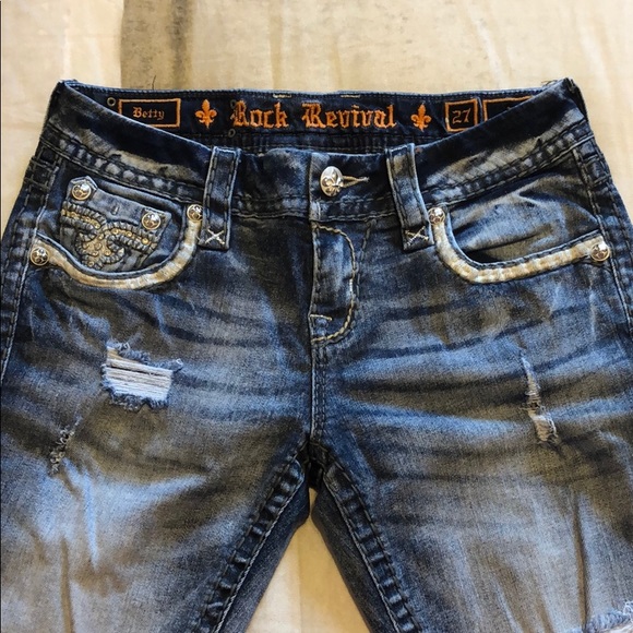 COPY - Rock Revival Jeans 27 Betty Studded boot c… - Picture 3 of 7